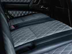 Nahaufnahme von Autositzen