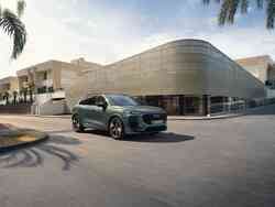 Dynamische Seitenansicht eines Audi Q3