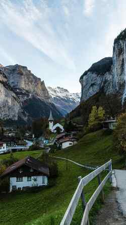 Ein Dorf in der Schweiz.