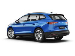 Blauer Skoda Enyaq