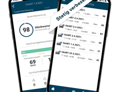 Smart Driver Screenshot Score der Fahrten Smart Driver Screenshot Score der Fahrten