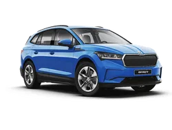 Blauer Skoda Enyaq