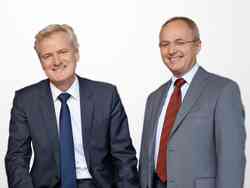 Vorstand der Porsche Bank Versicherung: CEO Vorstand Markt Mag. Josef Reich und CFO Vorstand Marktfolge Dr. Franz Hollweger