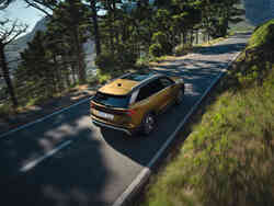 Dynamische Heckansicht des Škoda Kodiaq