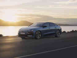Dynamische Seitenansicht des Audi A6 Sportback e-tron