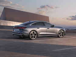 Seitenansicht der Audi A5 Limousine