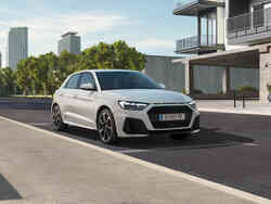 Seitliche Frontansicht des Audi A1